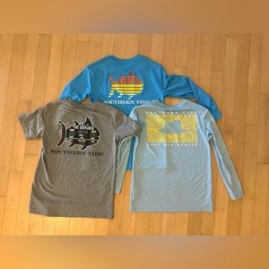 3 Southern Tide Size Small Boys shirts